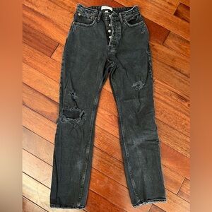 Abercrombie Curve Love High Rise Dad Jeans